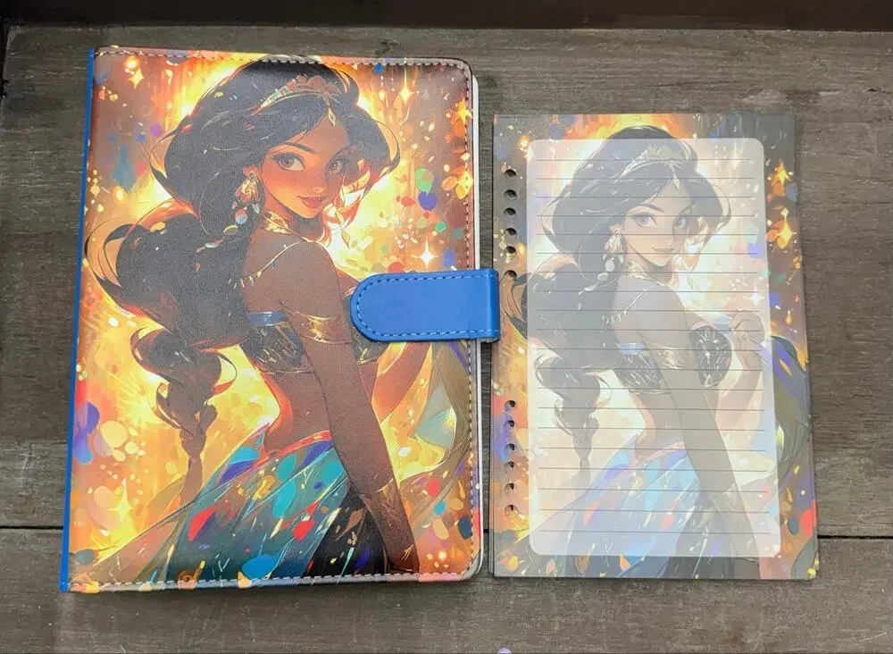Jasmine Princess (Aladdin) Size A5 Binder and matching paper